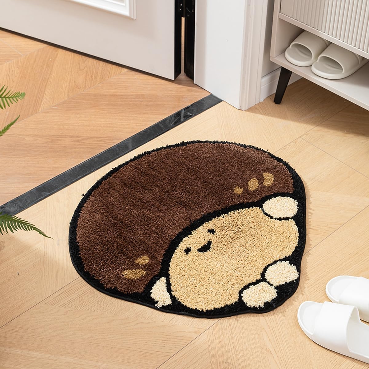 「Tuokus」バスマット 80×50cm 足拭きマット お風呂マット 玄関マット 吸水速乾滑り止め 風呂マット ふんわり 超厚い 吸水速乾 滑り止め ふわふわ 洗える 丸洗い可能 洗面所 脱衣所 浴室 キッチン 台所 TYSD60
