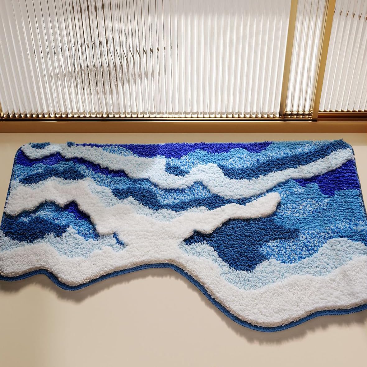 バスマット 80×50cm お風呂マット 速乾 洗える 抗菌防臭 大判 ソフト おしゃれ マイクロファイバー タオル地 安い 厚手 ORYSD08B