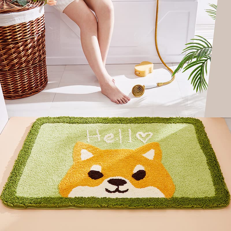 バスマット 60×40cm お風呂マット 速乾 洗える 抗菌防臭 大判 ソフト おしゃれ マイクロファイバー タオル地 安い 厚手 ORYSD43