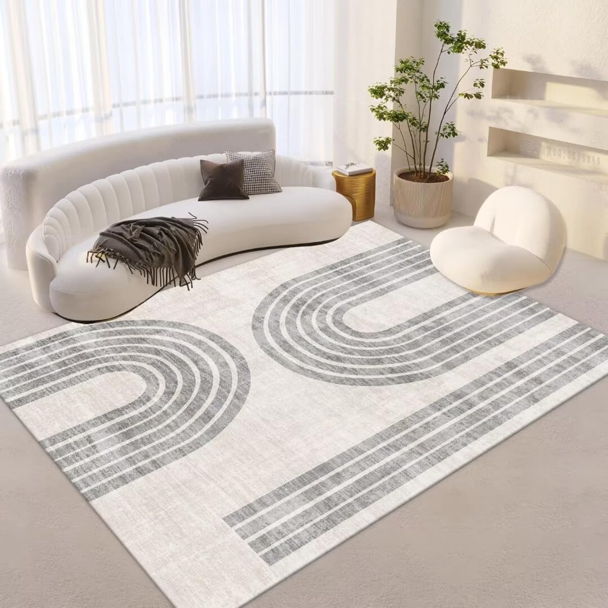 「Tuokus」ラグ カーペット 160×120cm ラグマット シャギーラグ 洗える ふわふわ 絨毯 厚手 3畳4畳5畳6畳 ホットカーペット&床暖房で使用可能 洗濯可 模造カシミアラグ 消臭 厚い滑り止め付き サラサラ イミテーションカシミア 模造カシミア TFYRj-300A