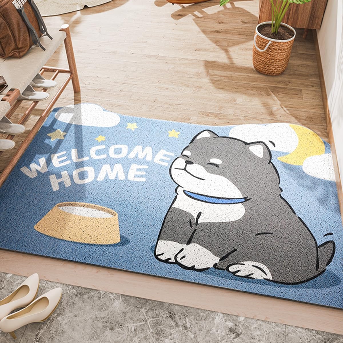 「Tuokus」玄関マット ドアマット 泥落としマット フロアマット マット キッチンマット タイルカーペット 床マット 屋外 滑り止め 耐磨耗性 速乾 吸水 洗える 店舗 飲食店 オフィス 事務所 TXGJ19