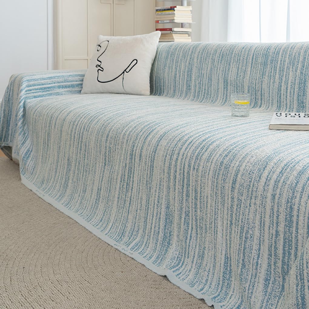 「ORRMALL」ソファーカバー 冷感 夏用 180×130cm ひんやり アイスシルク 接触冷感 涼しく快適 通気性 速乾 洗える 滑り止め付き ソファーシーツ 1人掛け 2人掛け 3人掛け L字対応 北欧風 無地 おしゃれ 防塵 汚れ防止 ペット対策 ソファ保護 柔らかい 清潔感 リビング用 ORRSofa19