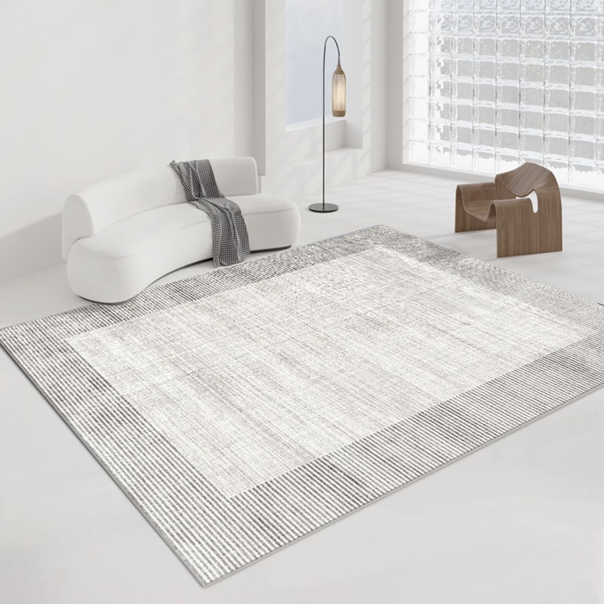 「Tuokus」ラグ カーペット 160×120cm ラグマット シャギーラグ 洗える ふわふわ 絨毯 厚手 3畳4畳5畳6畳 ホットカーペット&床暖房で使用可能 洗濯可 模造カシミアラグ 消臭 厚い滑り止め付き サラサラ イミテーションカシミア 模造カシミア TFYRj-299