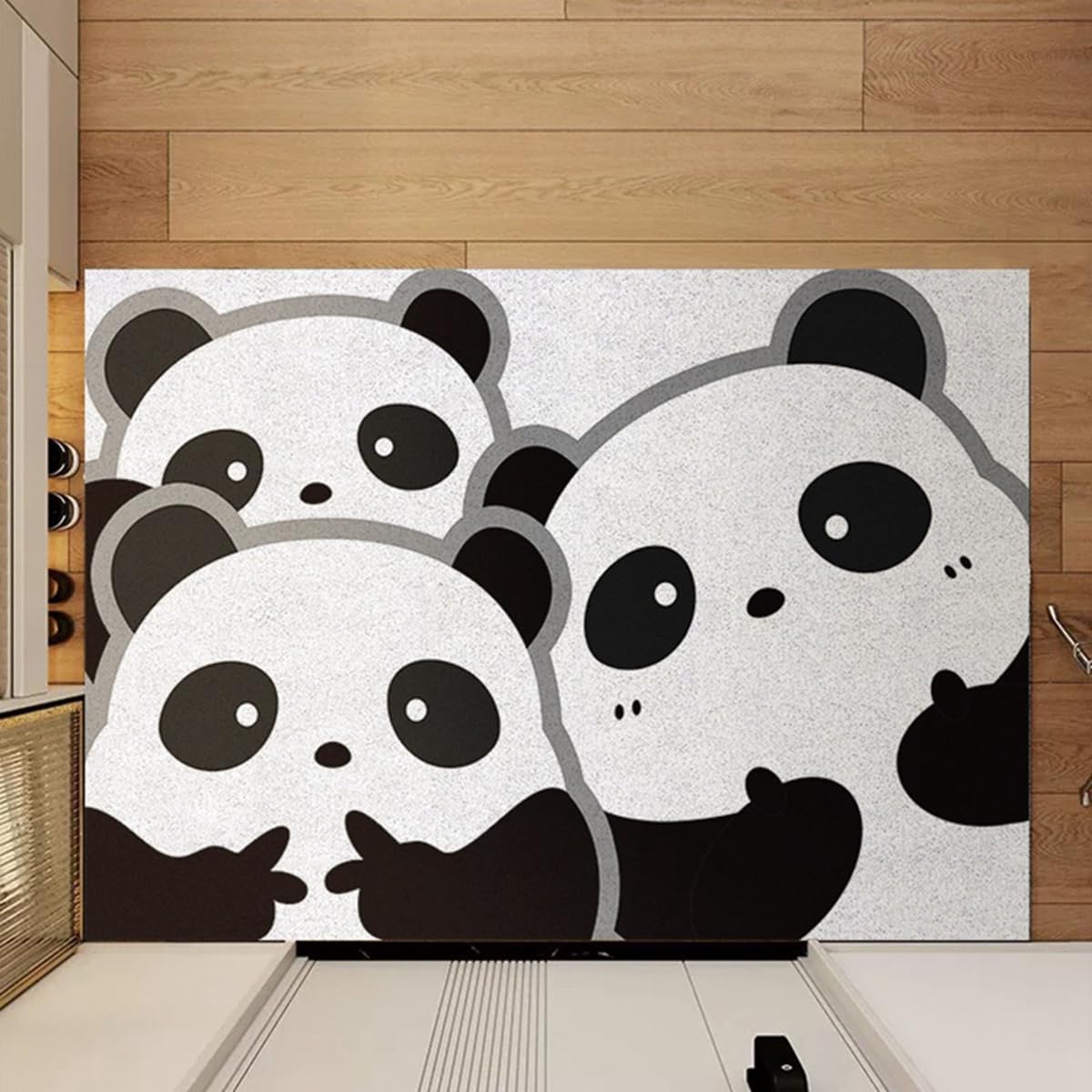 「Tuokus」玄関マット ドアマット 泥落としマット フロアマット マット キッチンマット タイルカーペット 床マット 屋外 滑り止め 耐磨耗性 速乾 吸水 洗える 店舗 飲食店 オフィス 事務所 XGDianj66 45*75cm