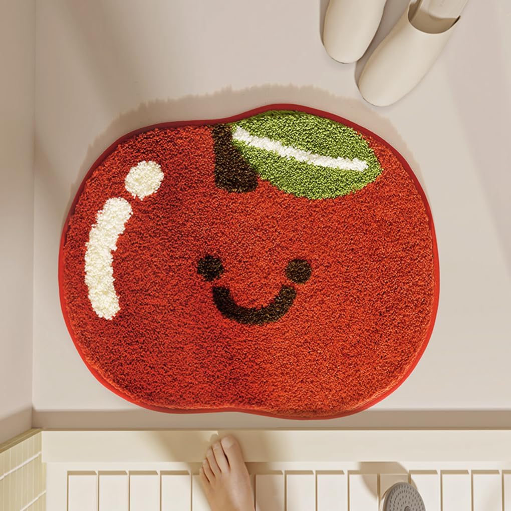 バスマット 50×60cm 吸水速乾 ふわふわ マイクロファイバー 滑り止め付き 抗菌防臭 厚手 洗濯機対応 乾きやすい お風呂マット 脱衣所 洗面所用 おしゃれ 北欧風 ORYSD103