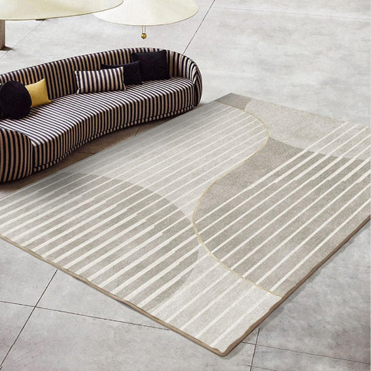 Frisence カーペット 120×160cm 洗える ラグ 滑り止め付き 防音・防寒・床暖房対応 ラグマット 折りたたみ コンパクト収納可能 おしゃれ ふわふわ 北欧風 リビング 寝室 子供部屋用 FRIDT70A