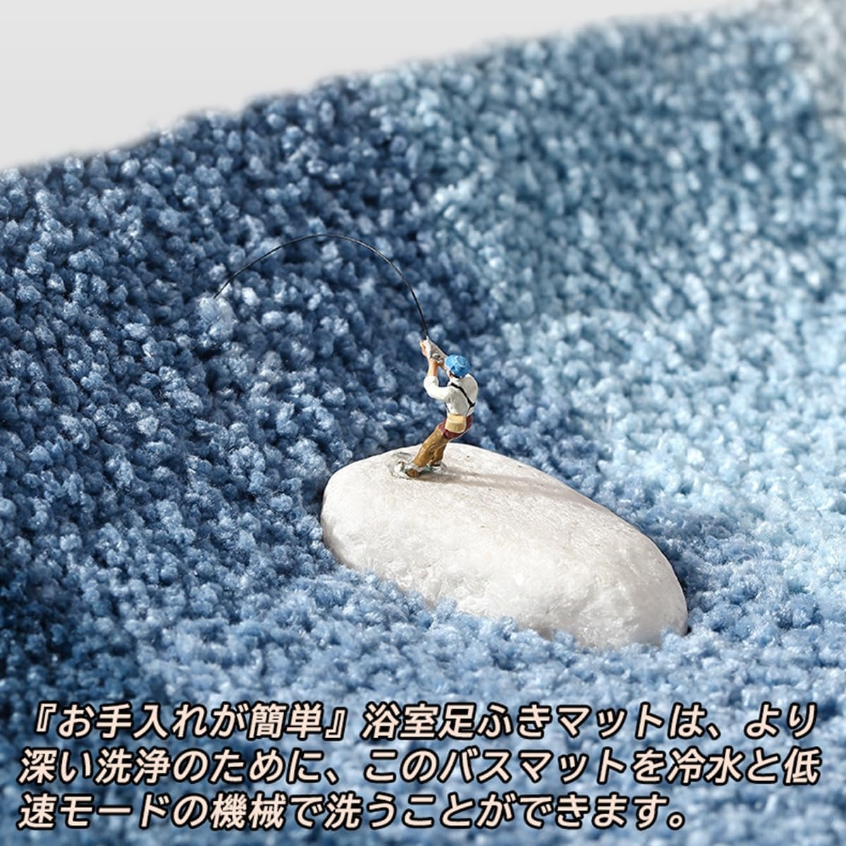 「Tuokus」バスマット 80×50cm 足拭きマット お風呂マット 玄関マット 吸水速乾滑り止め 風呂マット ふんわり 超厚い 吸水速乾 滑り止め ふわふわ 洗える 丸洗い可能 洗面所 脱衣所 浴室 キッチン 台所 TYSD60
