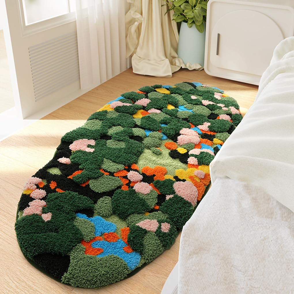 バスマット 90×160cm 吸水速乾 ふわふわ マイクロファイバー 滑り止め付き 抗菌防臭 厚手 洗濯機対応 乾きやすい お風呂マット 脱衣所 洗面所用 おしゃれ 北欧風 ORYSD165