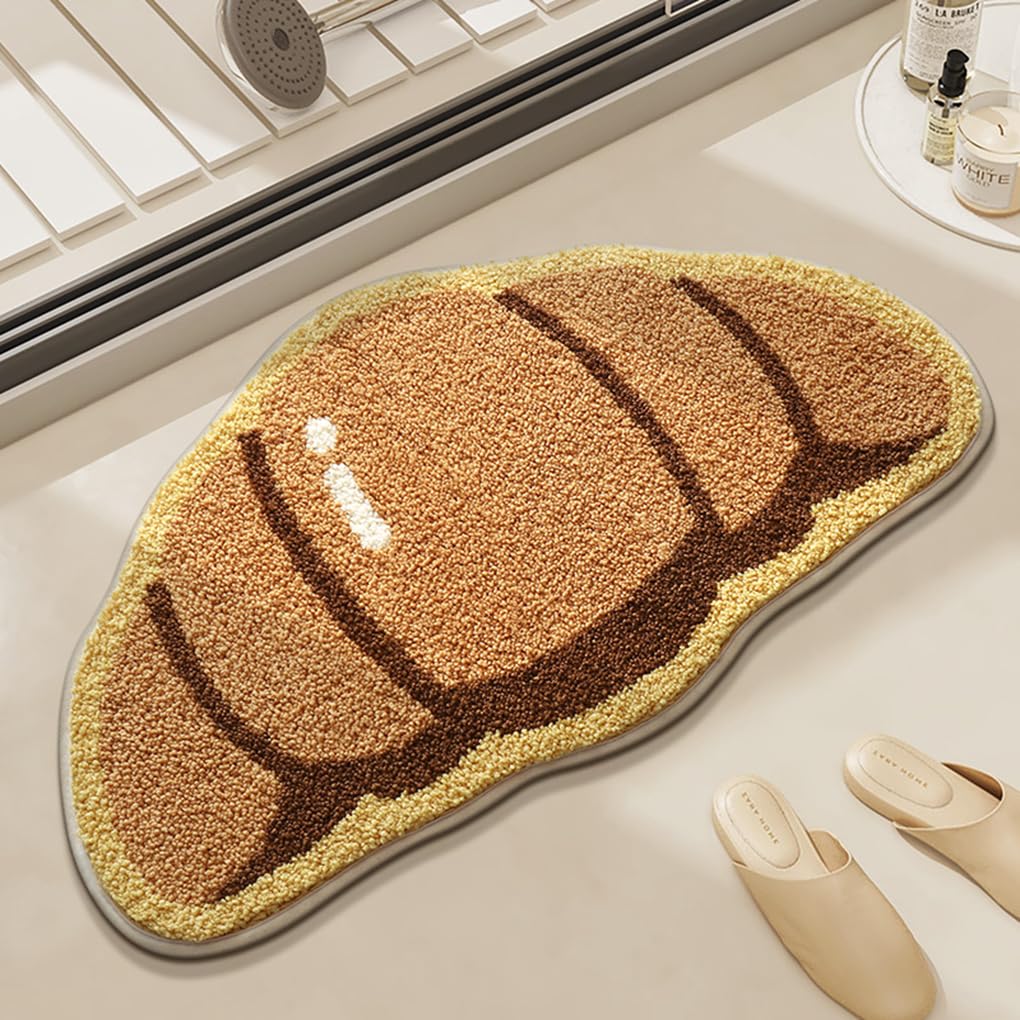 バスマット 50×80cm 吸水速乾 ふわふわ マイクロファイバー 滑り止め付き 抗菌防臭 厚手 洗濯機対応 乾きやすい お風呂マット 脱衣所 洗面所用 おしゃれ 北欧風 ORYSD152