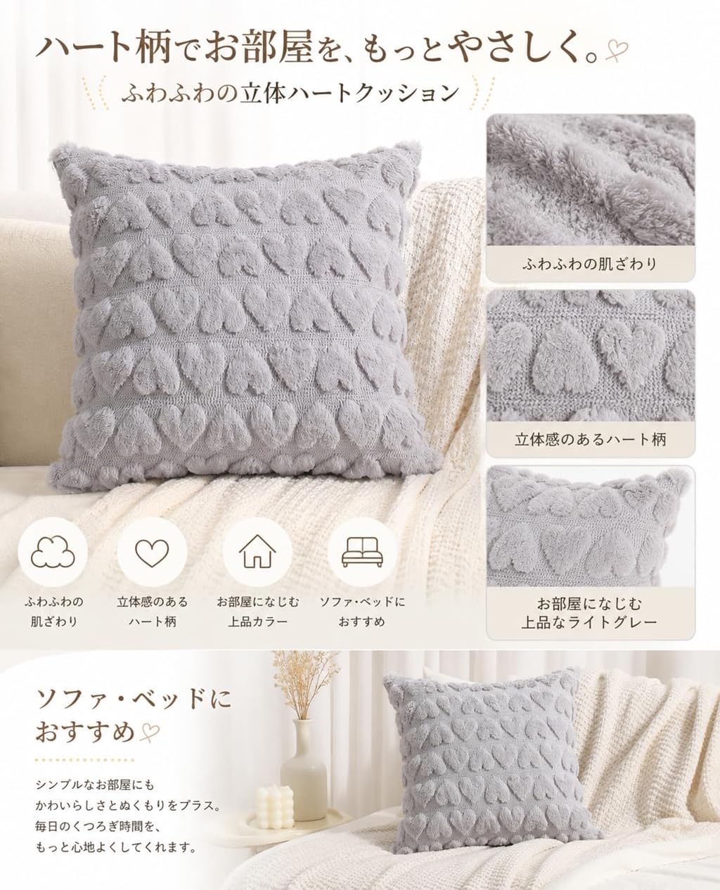 「ORRMALL」クッション 30×50cm クッションカバー付き 中材入り 北欧 おしゃれ SYORBZhen193