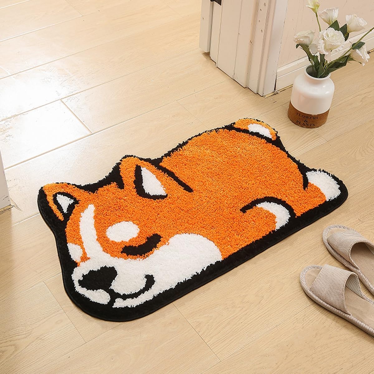 「Tuokus」バスマット 80×50cm 足拭きマット お風呂マット 玄関マット 吸水速乾滑り止め 風呂マット ふんわり 超厚い 吸水速乾 滑り止め ふわふわ 洗える 丸洗い可能 洗面所 脱衣所 浴室 キッチン 台所 TYSD60