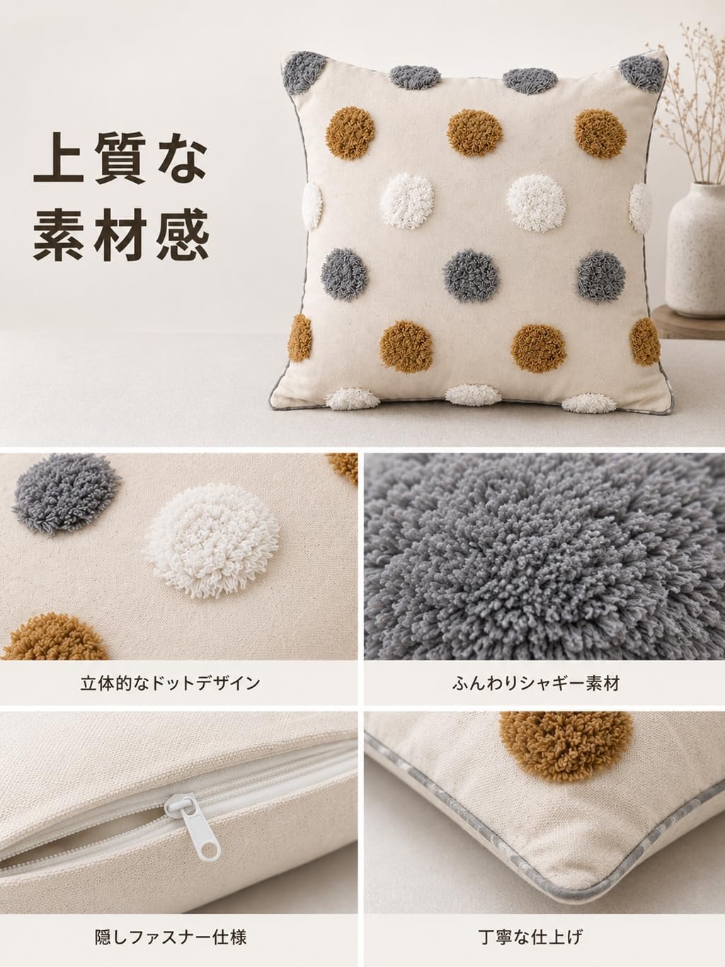 「ORRMALL」クッション 30×50cm クッションカバー付き 中材入り 北欧 おしゃれ SYORBZhen126