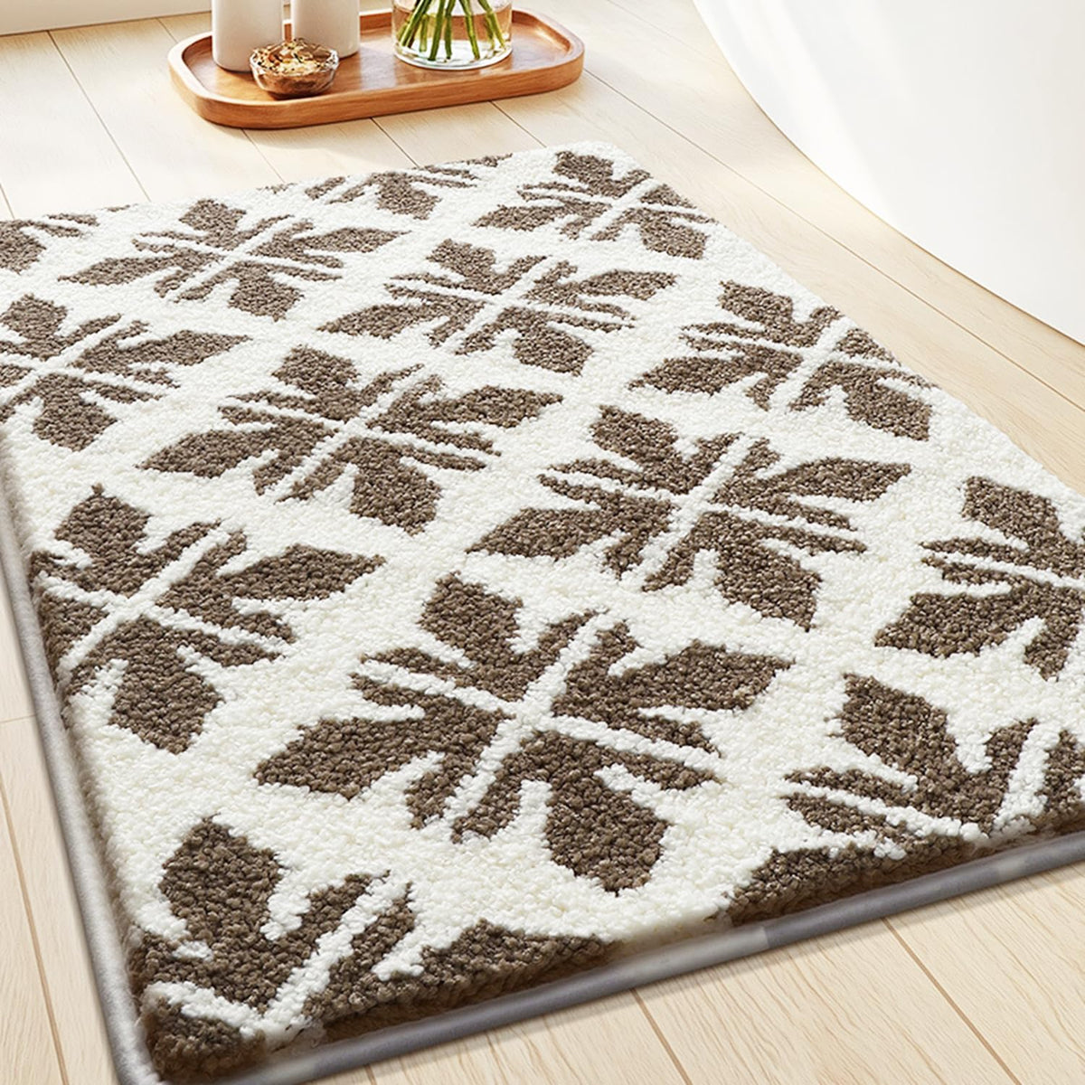 バスマット 60×40cm お風呂マット 速乾 洗える 抗菌防臭 大判 ソフト おしゃれ マイクロファイバー タオル地 安い 厚手 ORYSD31