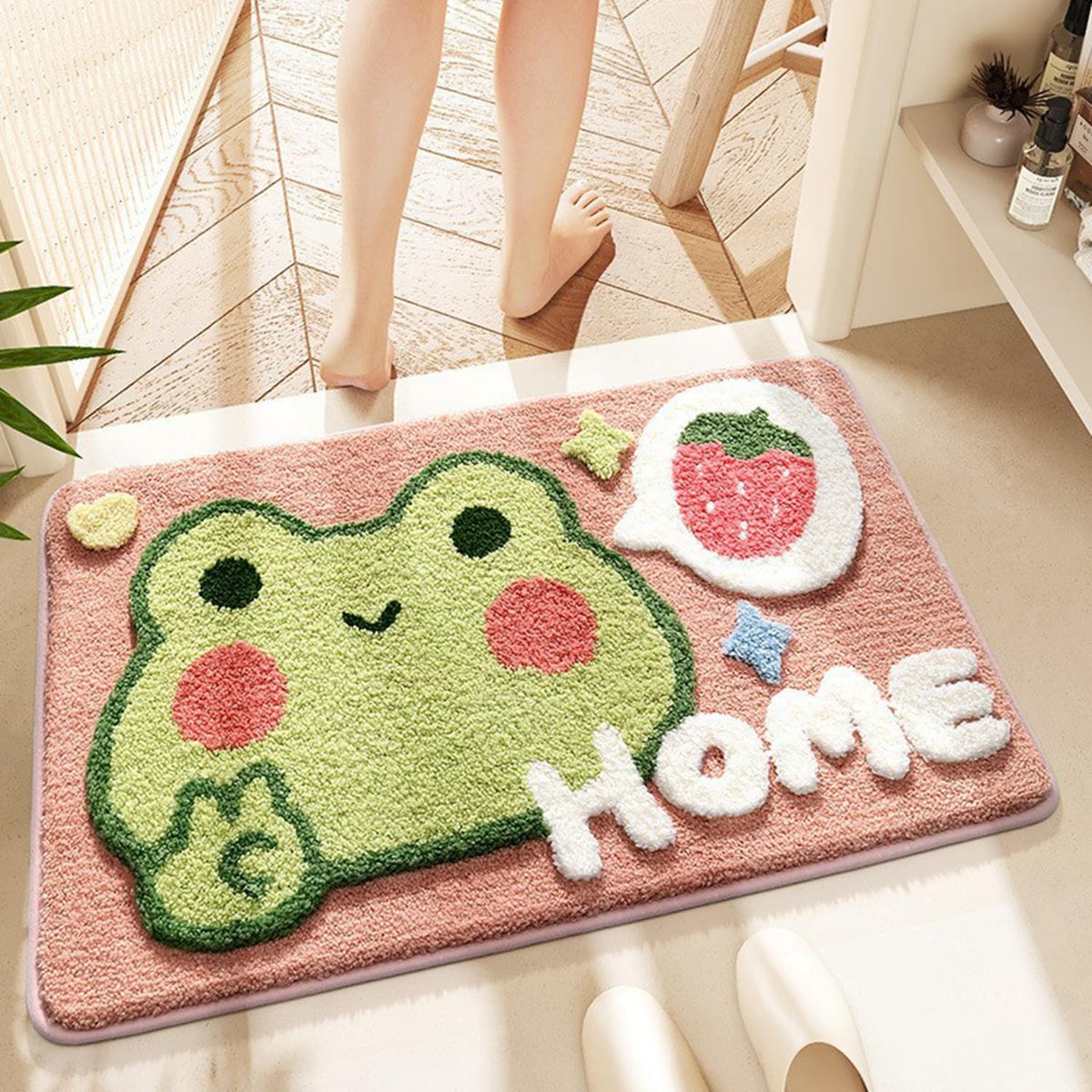 バスマット 60×40cm お風呂マット 速乾 洗える 抗菌防臭 大判 ソフト おしゃれ マイクロファイバー タオル地 安い 厚手 ORYSD33D