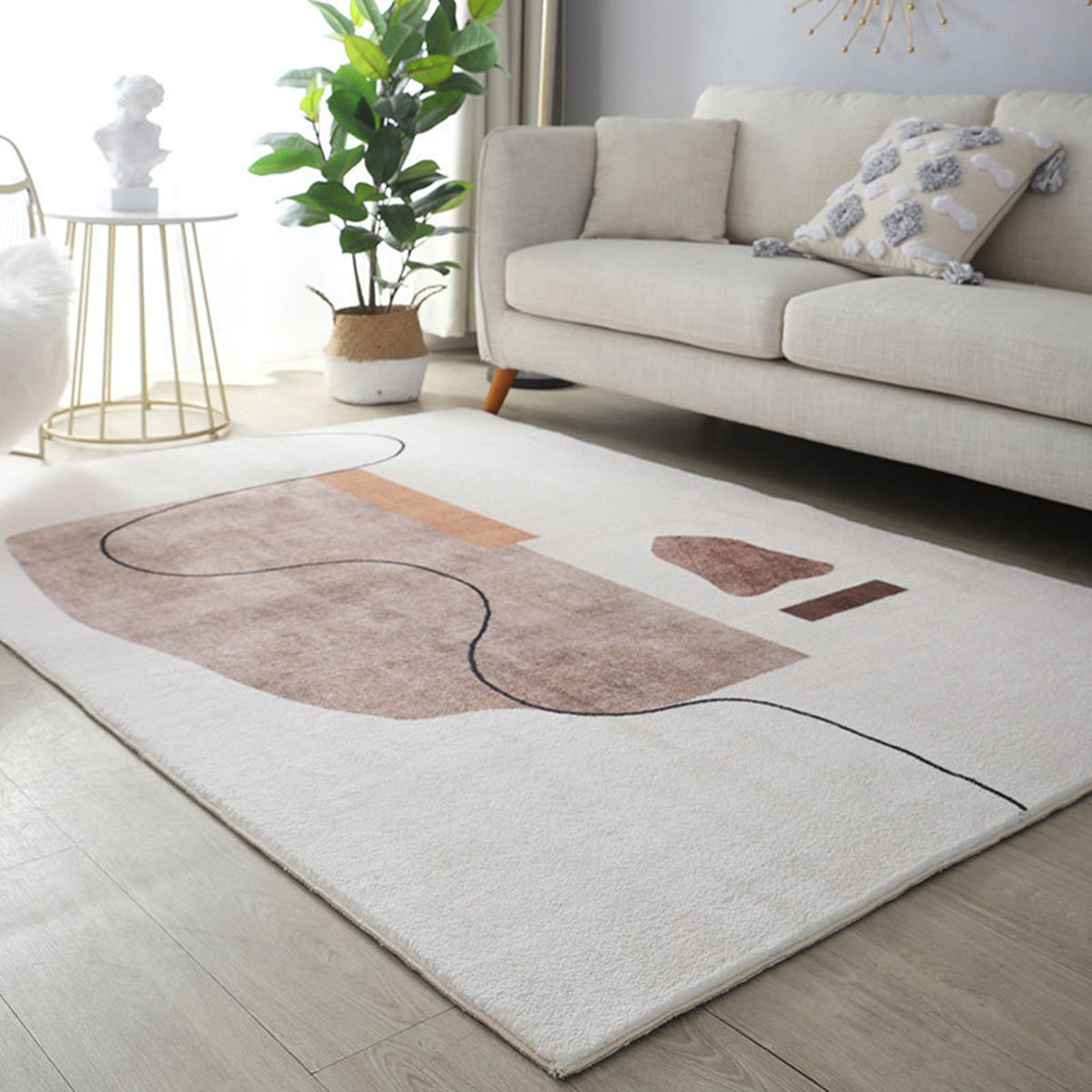 30％オフで販売！4799円引き！カーペット じゅうたん 洗える ラグ 絨毯 ラグマット センターカーペット かわいい シャギーラグ 滑り止め付き ふわふわ サラサラ 160*230cm CC06