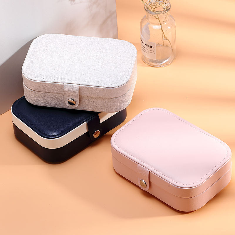 ジュエリーボックス 携帯用 レザー アクセサリー 大容量 アクセサリー 収納 jewelry box