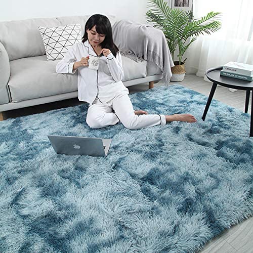 「Tuokus」カーペット ラグマット 洗える 絨毯（ダークグレー 140*200cm約1.7畳）5畳6畳7畳 長方形 洗える シャギーラグ 絨毯 滑り止め 洗濯可能カーペット おしゃれ