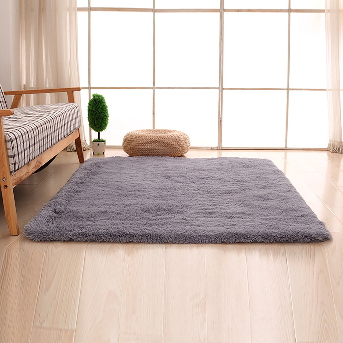 カーペット ラグ シャギー 3畳 約200cm×250cm  洗濯可 欧米 MODERN DECO ラグ 3畳 シャギーラグ 洗える 200×250 夏用